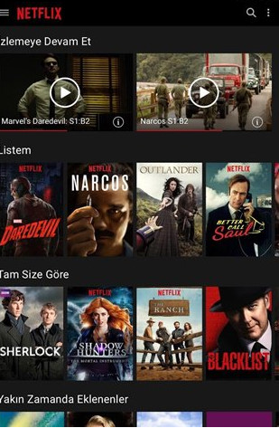 Netflix yerli ve yabancı kanallar