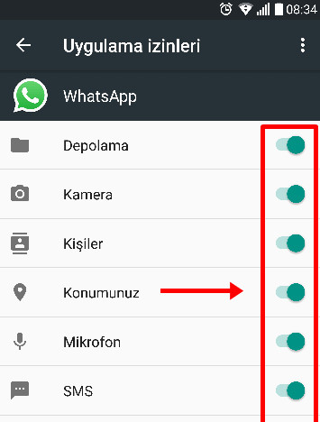 Whatsapp İzin Ayarları Nasıl Ayarlanır
